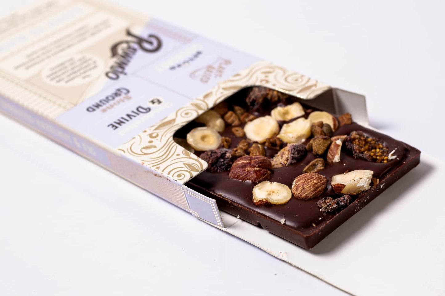 Rawmio Hazelnut & Fig Bark - 2.12 oz. - Raw, Organic, Vegan, Kosher