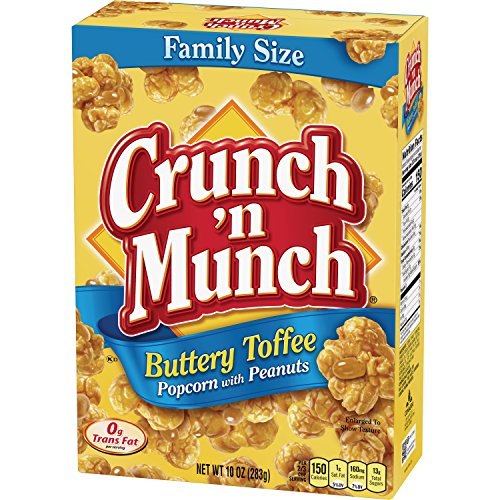 Crunch 'n Munch Family Size Buttery Toffee Popcorn with Peanuts