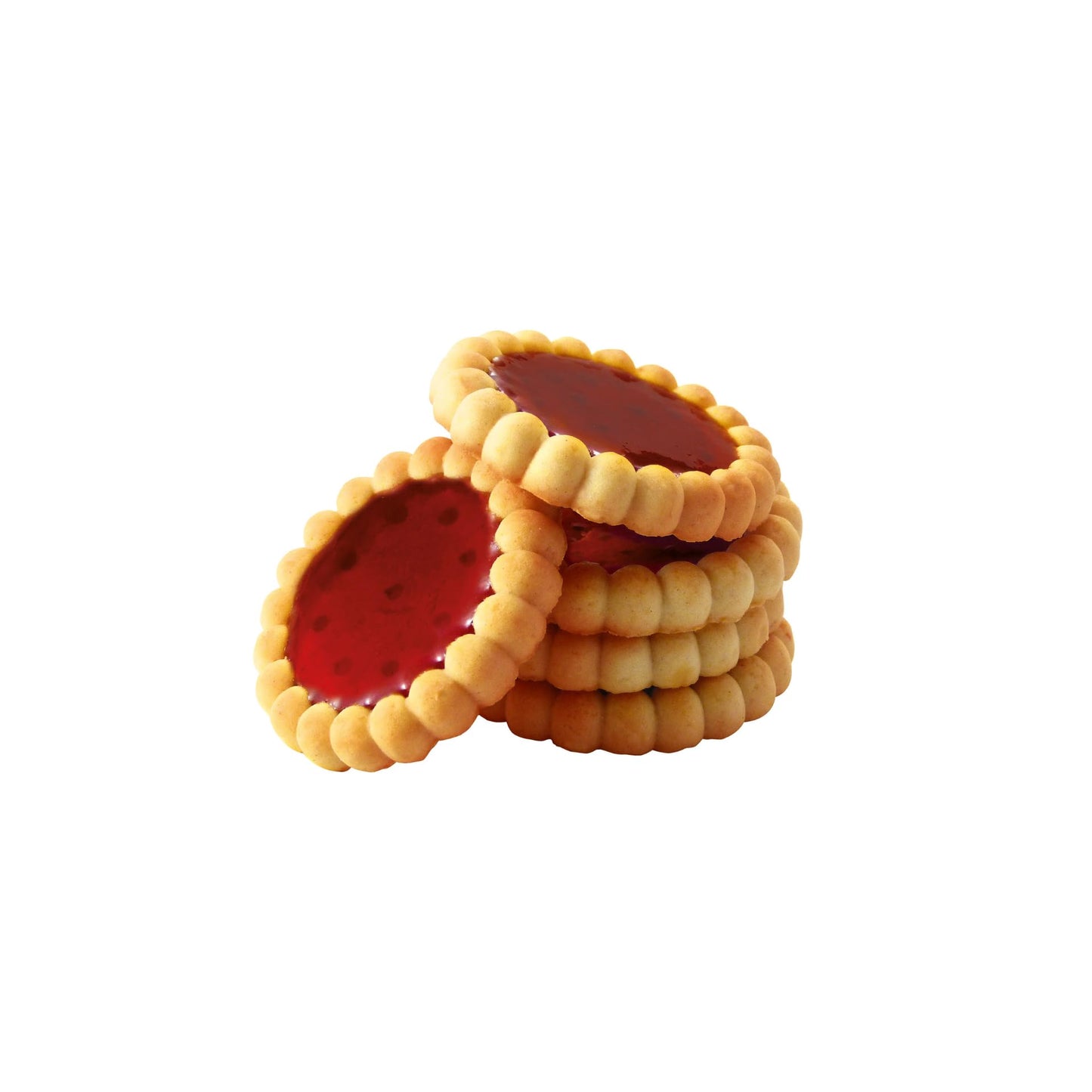 Aramella French Strawberry Tartlets - 16 Count - Authentic French Pastry with Golden Crust & Real Strawberry Filling - 300g (10.5oz)