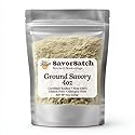SavorSatch Ground Savory - 4 oz Resealable Stand-Up Pouch | Aromatic Culinary Herb for Cooking, Seasoning & Spice Blends