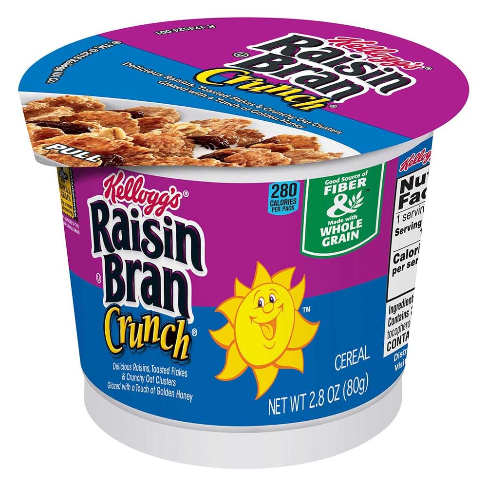 Cereal Cereal In A Cup Raisin Bran Crunch, 2.8 Ounce Each - 60 Per Case
