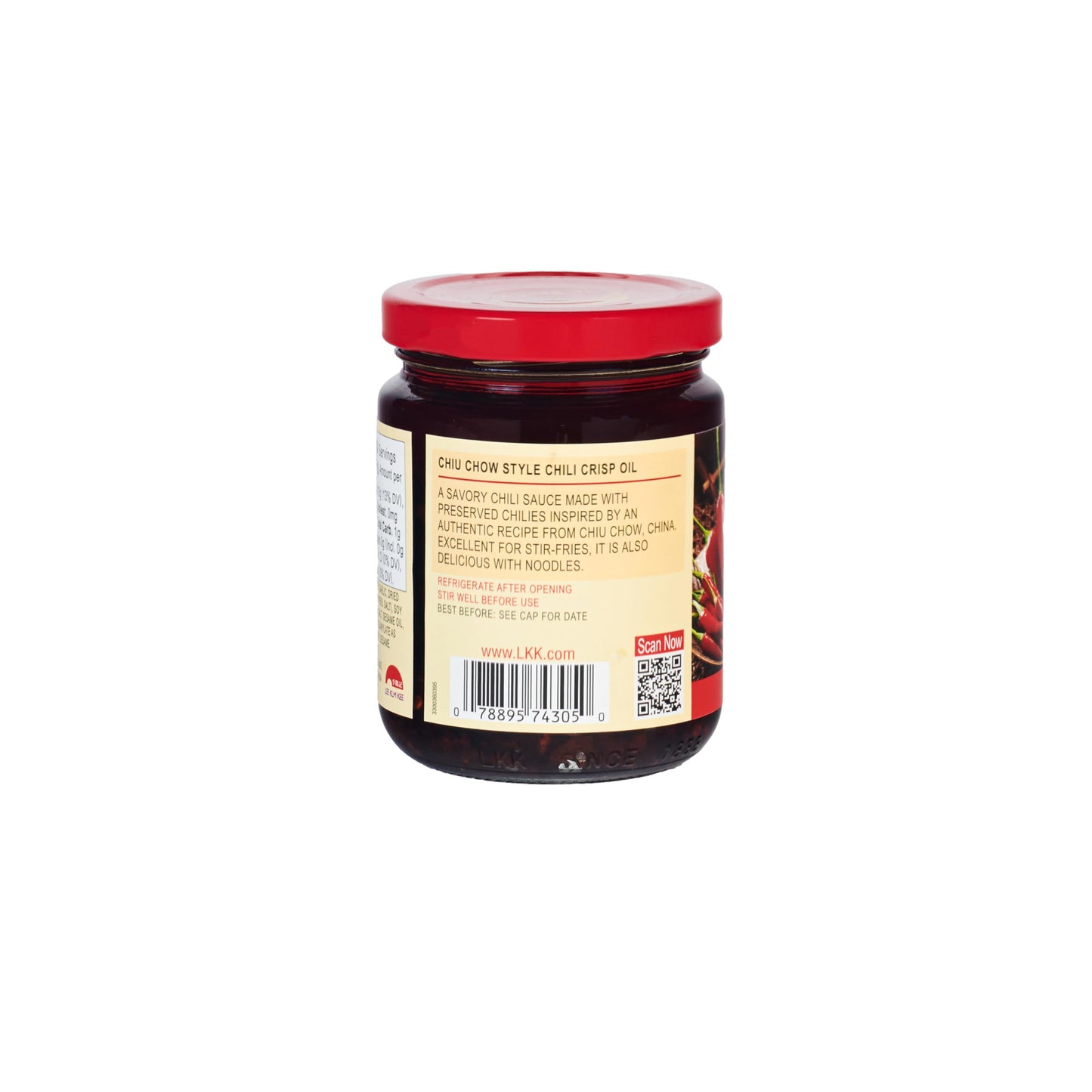 Lee Kum Kee Chiu Chow Chili Crisp Oil (7.2 oz - 2 Pack) Spicy and Savory Chili Crisp Oil for Authentic Asian Cuisine, Perfect for Dips, Drizzling