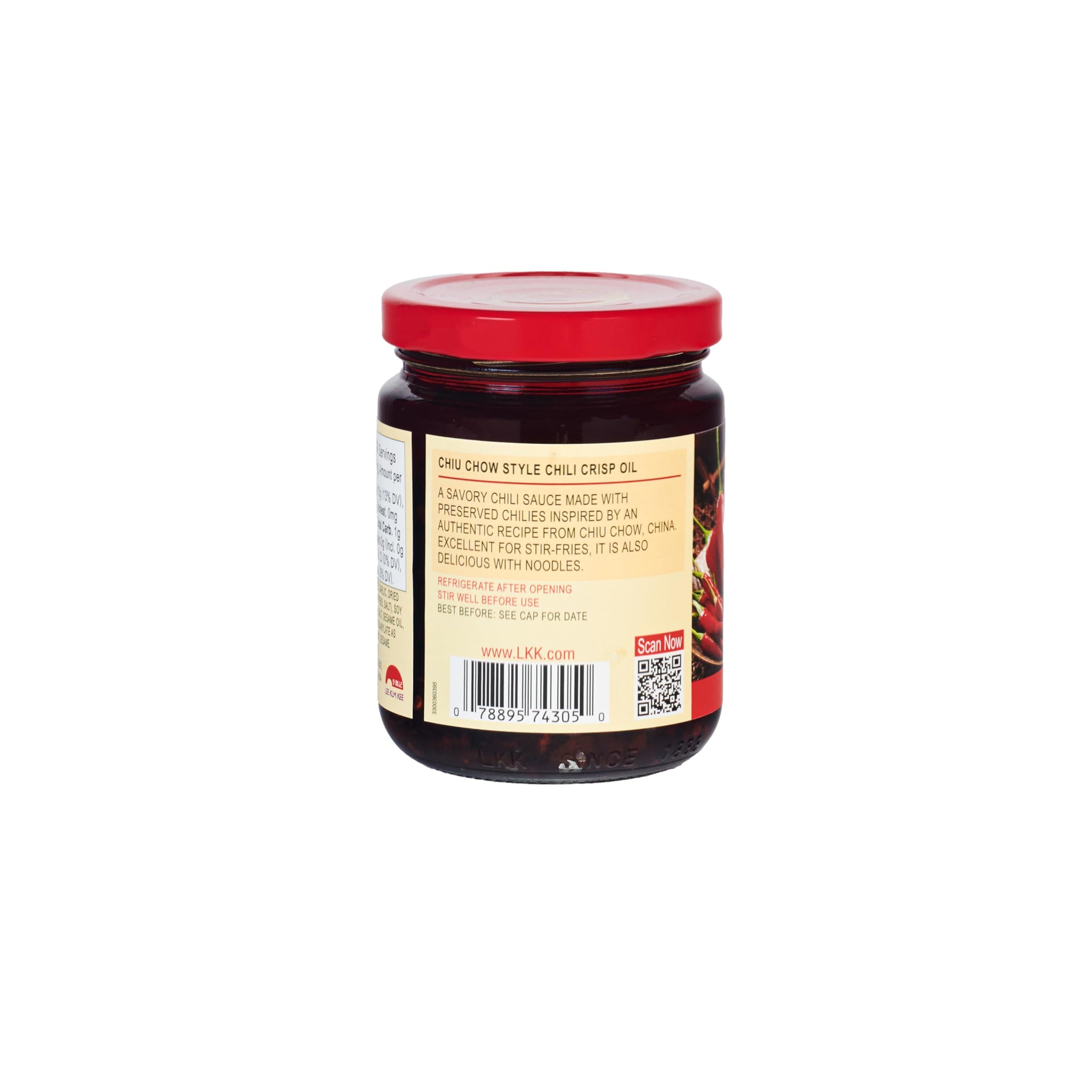 Lee Kum Kee Chiu Chow Chili Crisp Oil (7.2 oz - 2 Pack) Spicy and Savory Chili Crisp Oil for Authentic Asian Cuisine, Perfect for Dips, Drizzling