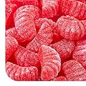 Cherry Slices Candy - 1 Pound Pack - Chewy Candy for Office Bowls & Holiday Buffets - Gelatin Free Jelly Candies for Snacking & Gifts - Nostalgic