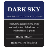 Copper Moon Dark Roast Ground Coffee, Dark Sky Blend, 12 Ounce Bag