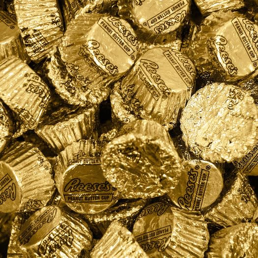 14.4oz Bag Gold Candy Peanut Butter Cup Miniatures (Approximately 48 Pcs)