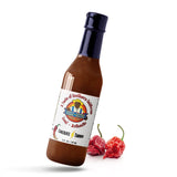 Uncle Keith’s - Chocolate Thunder Gourmet Chili Hot Sauce, Chocolate Trinidad Scorpion Hot Peppers, 1.2 Scoville Units of Super Hot Sauce, Exotic