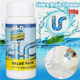 Sink and Drain Cleaner, Wild Tornado Pipe Dredge, Drain Cleaner for Toilet Kitchen, Pipes Cleaning Tool (2)