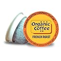 Organic Coffee Co. OneCUP French Roast 12 Ct Dark Roast Compostable Coffee Pods, K Cup Compatible including Keurig 2.0