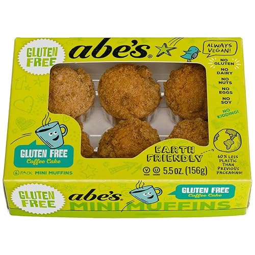Abe's Coffee Cake Muffin 6ct, 5.5 OZ