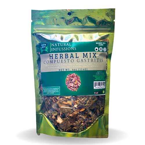 Green Royalty - Herbal Mix for Gastritis Relief | 100% Organic Digestive Support Tea Blend | Natural Ingredients | 4oz Resealable Bag | Non GMO