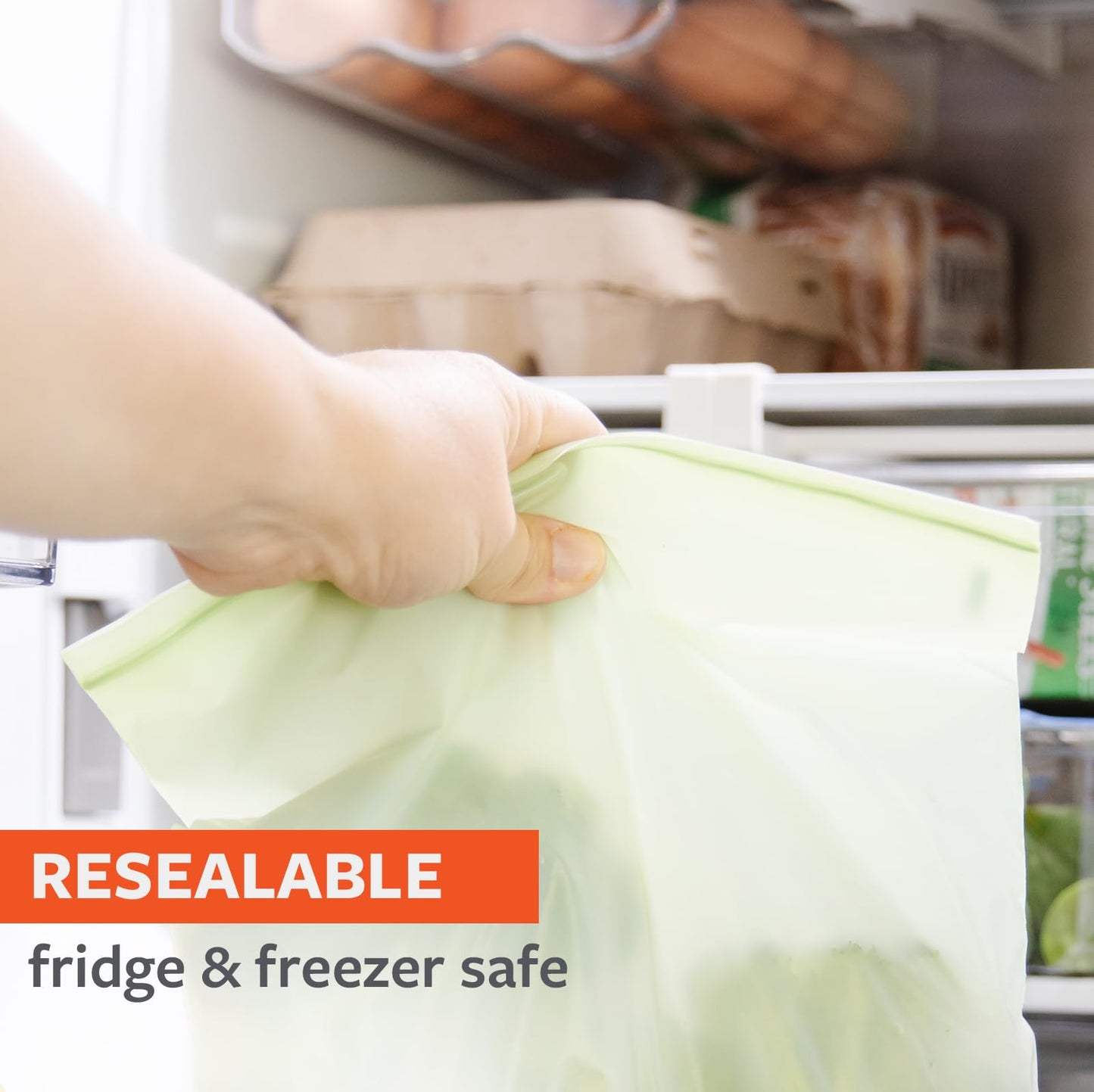 Full Circle Compostable Zipper Bags - Sandwich Size, 100ct, 4 Boxes of 25 - Plant-Based & Plastic-Free, No Microplastics, Leak-Resistant, Resealable
