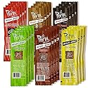 Primal Spirit Vegan Jerky - Sampler Pack, 10g. Plant Based Protein, Certified Non-GMO ("Classics" Thai Peanut, Mesquite Lime, Teriyaki, Hot & Spicy
