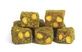 Assorted Turkish Delight Variety Pack - Double-Roasted Pistachio, Mint, Fruit, Coffee & Rose - Premium Soft & Chewy Lokum Candy - 6.2 oz & 12.4 oz