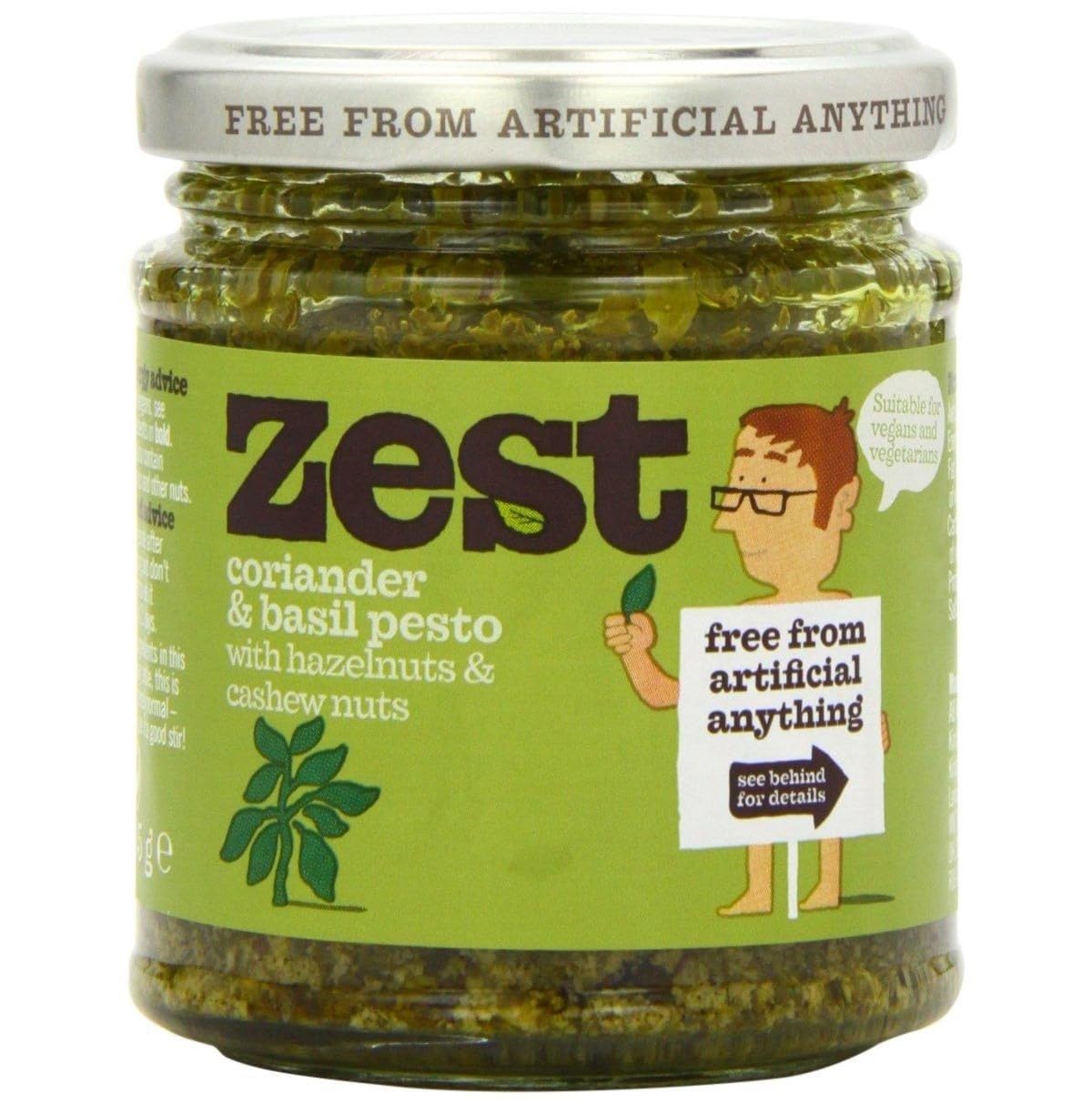Zest Coriander & Basil Pesto for Vegan 165g