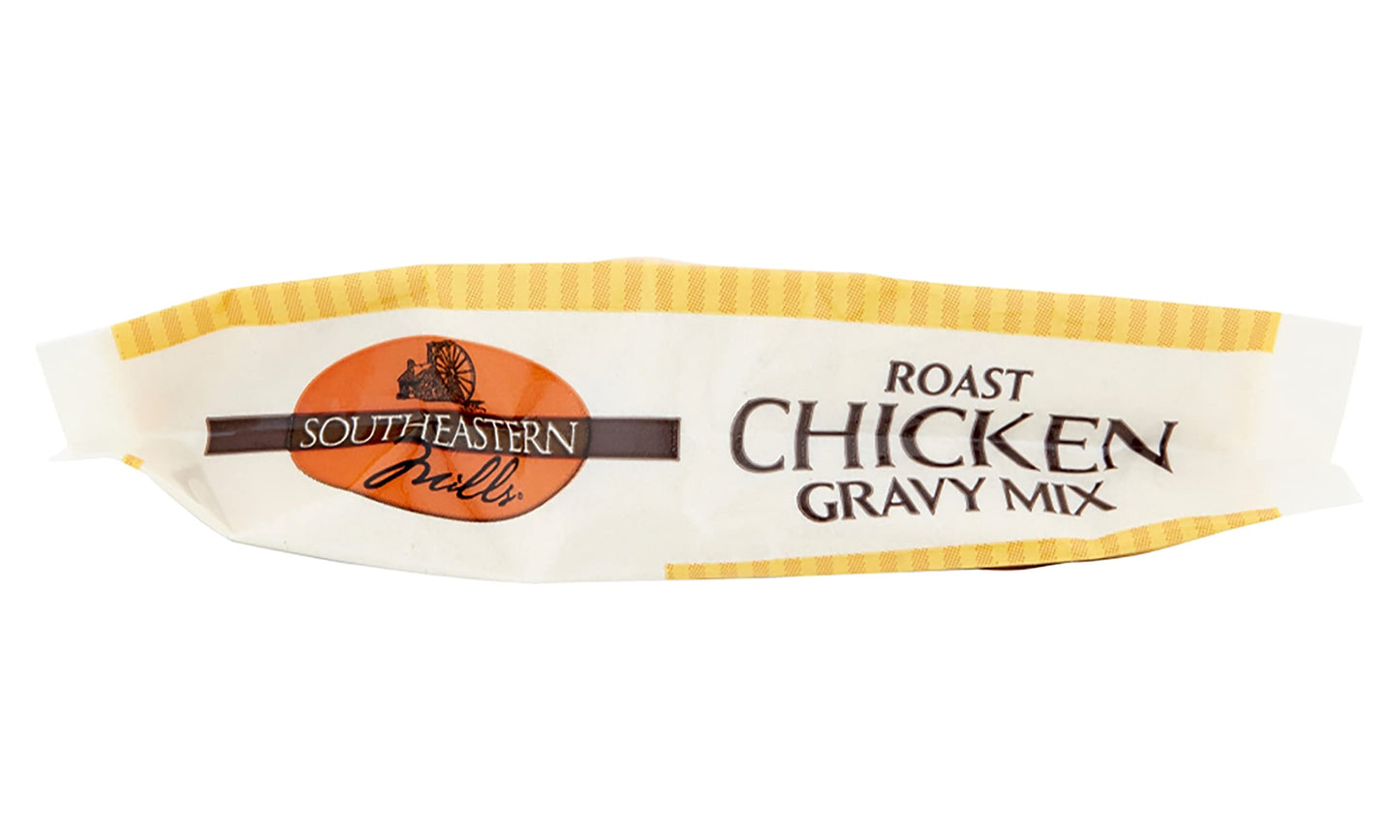 Southeastern Mills Gravy Mix, Roast Chicken Gravy Mix, Custom Blend of Herbs & Spices, Makes 2 Cups of Gravy, Just Add Water, 1.7 OZ Packet (Pack