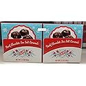 Trader Joe's Dark Chocolate Sea Salt Caramels Holiday Box 2.1oz 60g (Two Boxes)