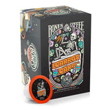Bones Coffee Company Carrot Cake with Sweet Cream Cheese Flavored Coffee Pods, Low Acid Medium Roast Single-Serve Bones Cups, Compatible with 1.0