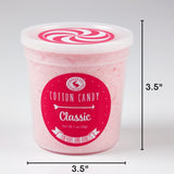 Classic Pink Vanilla Cotton Candy Favors (Gift Set of 10) - Unique Ideas for Holidays, Birthdays, Celebrations, Party Favors