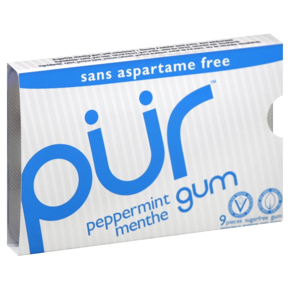 PUR Gum - 9pc Blister - Peppermint