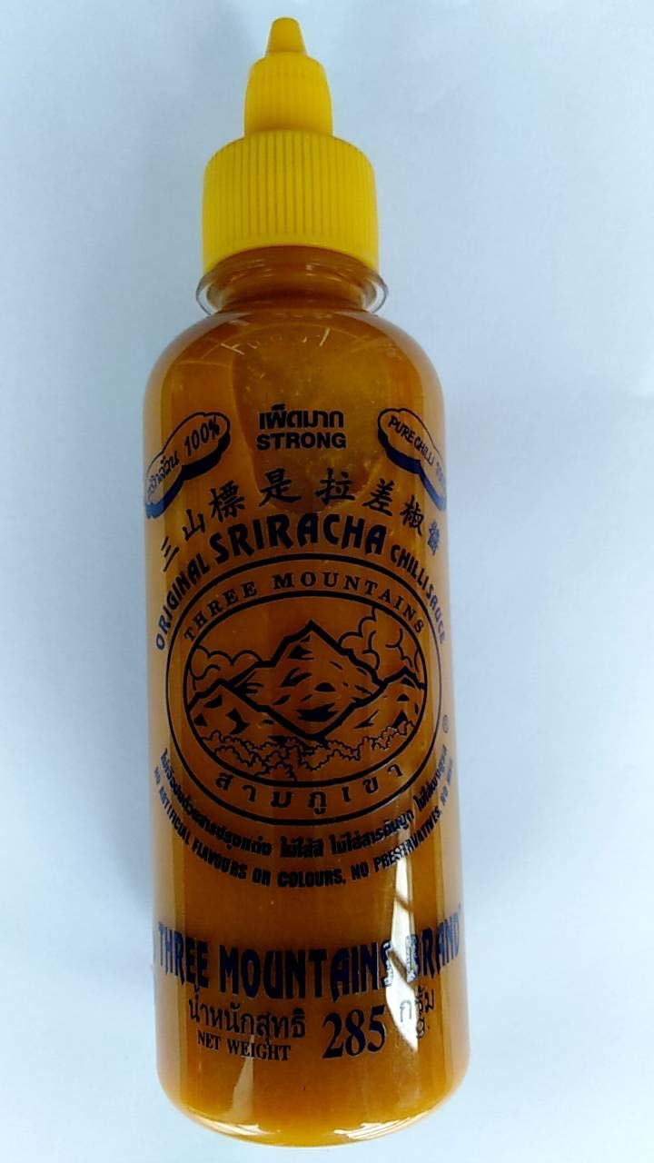 Three Mountain: Original Sriracha Yellow Chilli Sauce 10.05 Oz.(285 G.) by satangice