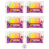 Nik L Nip Nik-L-Nip Wax Bottles Mini Drinks Candy (6) packs of 4 bottles each 1.39 Oz-Total of 24 Bottles