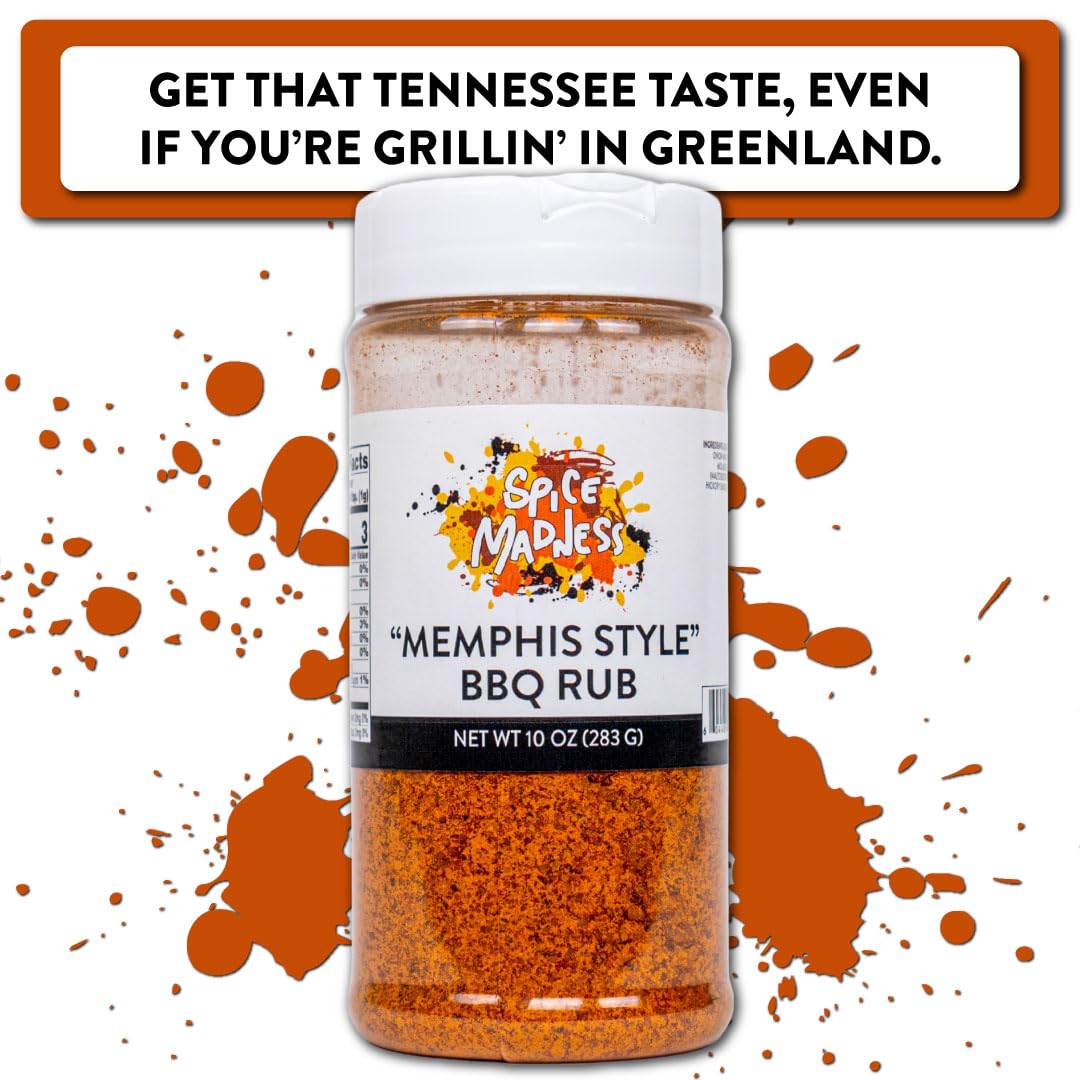 Spice Madness - Memphis Style BBQ Rub - 10 oz
