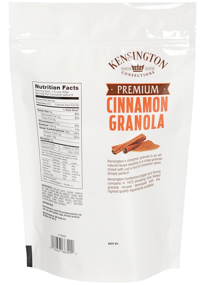 Kensington Cinnamon Crunch Premium Granola, 16oz-Pack of 3