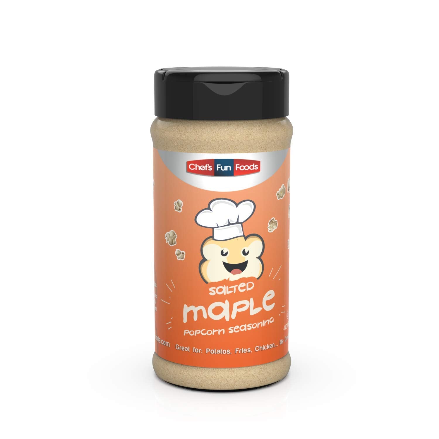 Popcorn Salted Maple Flavor 12 OZ | Kosher Food for Restaurants and Home Cooks | No MSG or Fillers | Great for Popcorns, Fried Foods, BBQ, Chicken