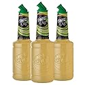 Finest Call Premium Juice Lime Sour Drink Mix, 1 Liter Bottle (33.8 Fl Oz), Pack of 3