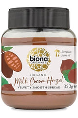 BIONA Organic Milk Chocolate Hazelnut Spread, 350 GR