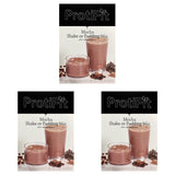 PROTIFIT - High Protein Mocha Pudding & Shake Mix 3 Pack, 15g Protein, Low Calorie, Low Fat, Low Carb, Aspartame Free, Idea Protein Compatible, Meal