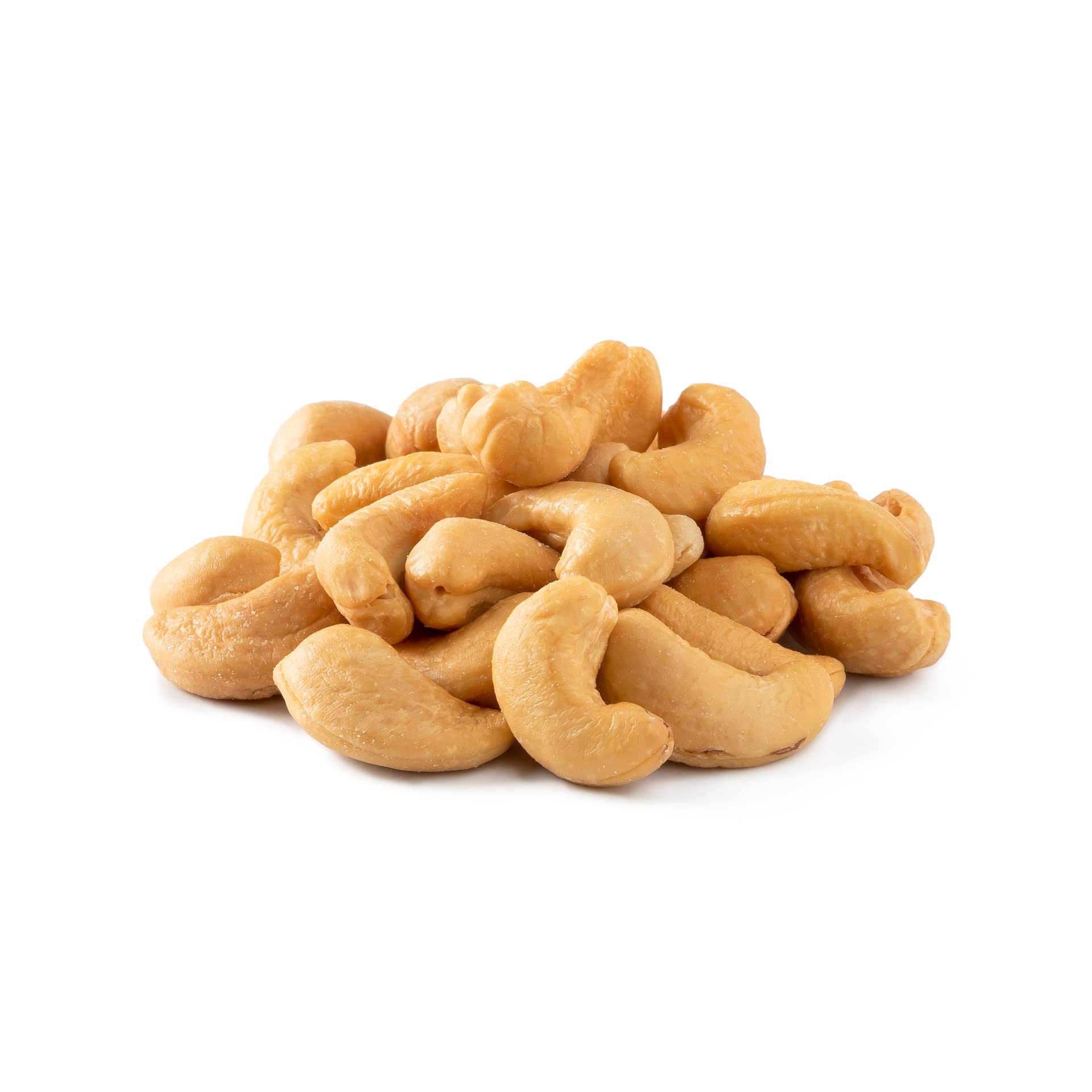 NUTS U.S. - Roasted and Unsalted Cashews | Whole Kernels (80%) and Pieces | Just Right Crispy and Delicious | Natural Cashews!!! (2 LBS)
