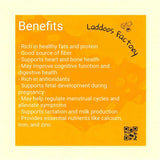 Three Leaves Natures Care Protein Rich Biotin Ladoos for Women, Natural Energy Bites with Dates, Dry Fruits and Seeds, No Added Sugar, High Protein