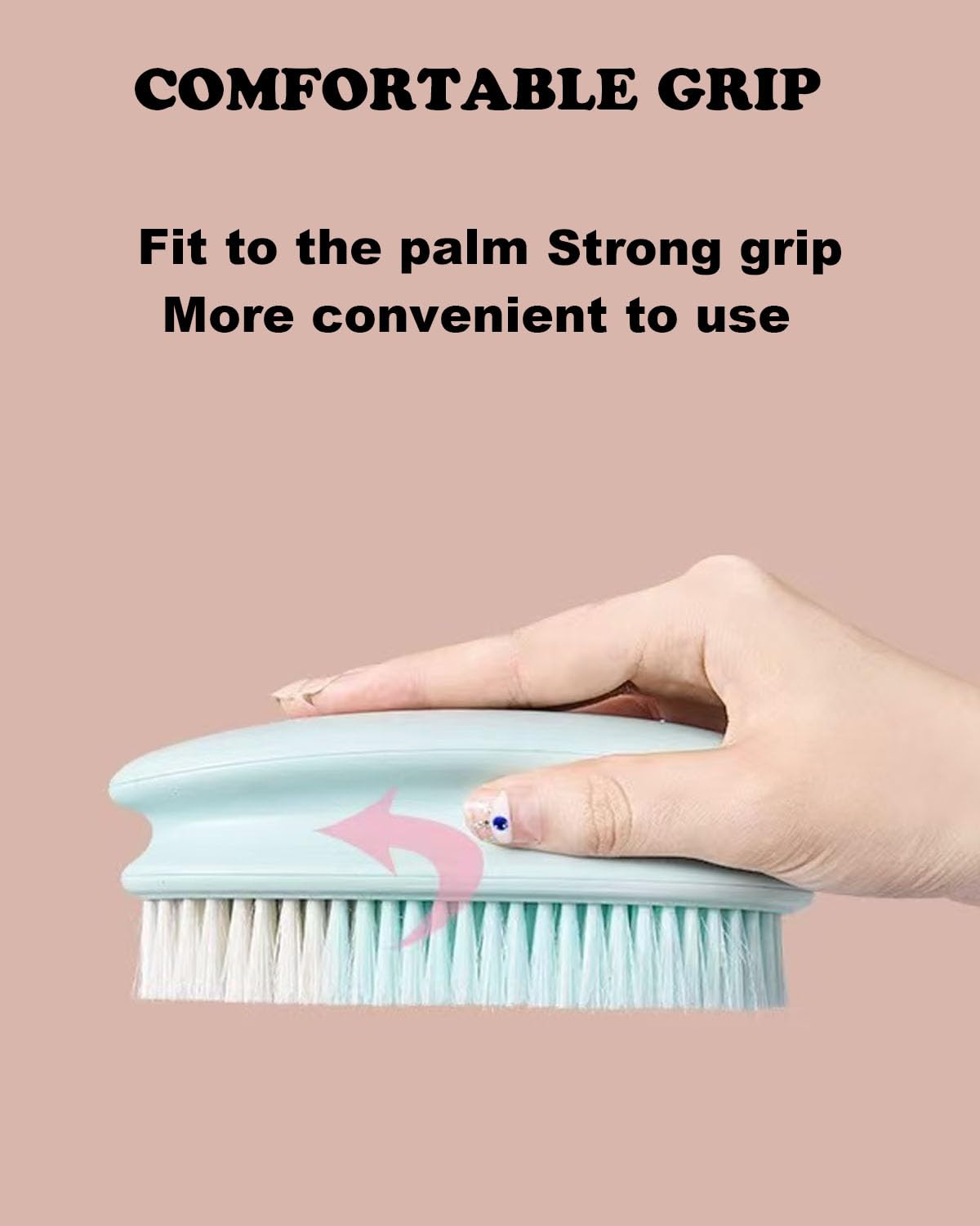 Cleaning Scrub Brushes Laundry Brush Soft Bristle Scrubbing Brush Clothes Brush Removes Stains from Fabrics Cleaning Brush Scrubber Brush