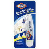 KOXUIT Portable Dual-Tip Bleach Pen for White Clothes & Grout - Travel-Ready 2-in-1 Gel Applicator with Brush Head, Non-Drip Cleaner for Bathroom