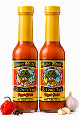 Mama Maisa’s St. Croix Fire Scotch Bonnet Pepper Sauce, 10 fl oz - Authentic Caribbean Hot Sauce with Curry, Mustard & Garlic - Gourmet Island Pepper