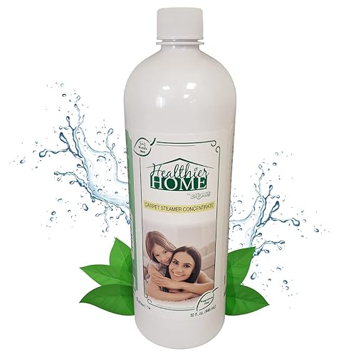 CHOMP! Professional Carpet Steamer Concentrate: 5X Stain Remover & Deodorizer Healthier Home Cleaner Protector Rugs Upholstery Cars Pet Odors 32 FL