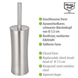 Wenko "Pieno Toilet Brush Holder, Silver