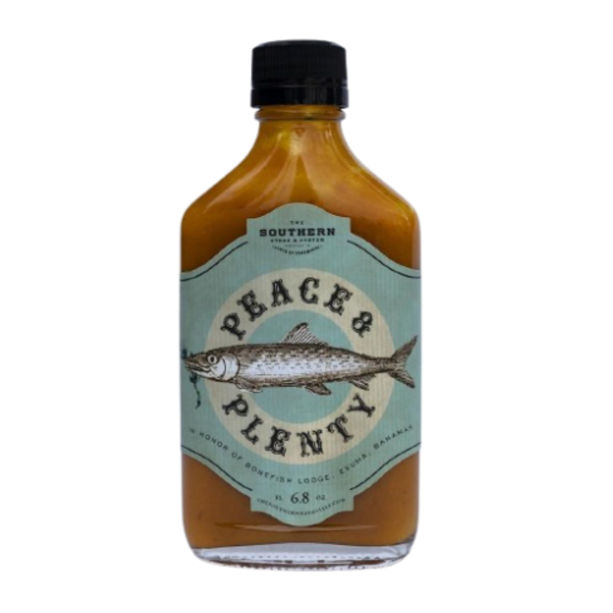 Peace and Plenty Sauce, 6.8 oz Bottle - Sweet & Spicy Gourmet Sauce with Pineapple, Mango & Chili Peppers - Tropical Hot Sauce for Chicken, Seafood