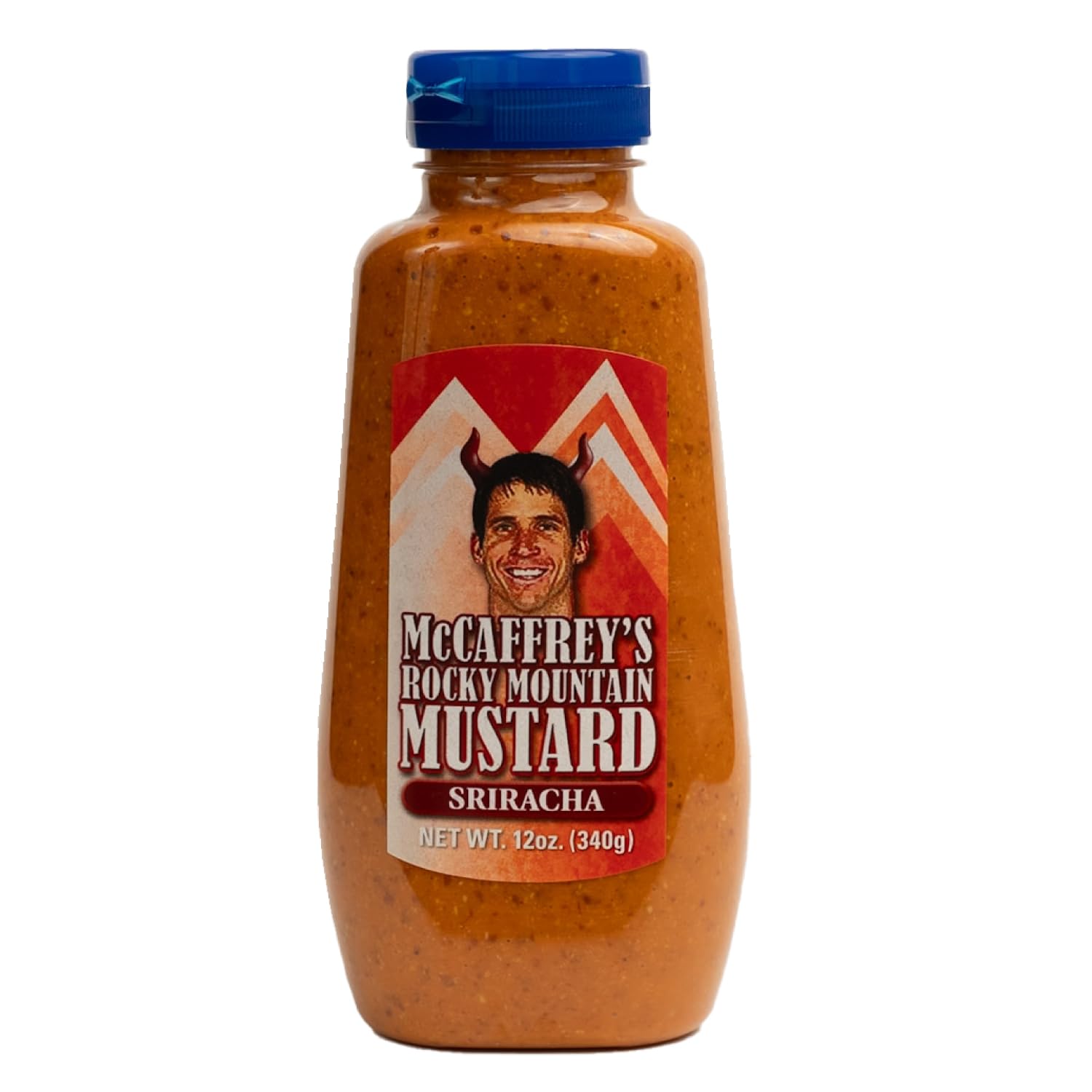 McCaffrey Sriracha Mustard - Spicy Mustard with Sriracha Chili Peppers - Bold Condiment for Sandwiches, Burgers, Dips & Marinades - Clean Ingredients