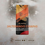 Blason Jaltenango Chiapas Ground Coffee 12 Ounces [2 Pack], Resealable Bags
