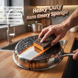 Emery Cleaning Sponge, Nano Carborundum Scrub Sponge for Removal, Heavy Duty Stain Grease Cleaner for Pots Pans Kitchen Surfaces (3pcs)