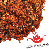 Atomic Rainbow Reaper Pepper Flakes Set by Magic Plant - Carolina Reaper Chili Flakes (2oz each): Red - Fruity 3X Pain, Yellow - Fruity Citrus 2X