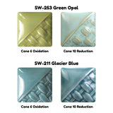 Mayco Stoneware Glazes 6-Pint Kit #5 (SWUAK5), 6 Assorted Colors