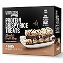 Protein Crispy Rice Treats, 15g Protein, 3g-7g Net Carbs, Low Carb, Fluffy, Soft, Chewy, Gluten Free, High Fiber, Keto-Friendly, No Aftertaste