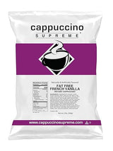 Cappuccino Supreme 2 lb bag Fat Free French Vanilla Instant Cappuccino Mix
