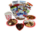 Valentine Day Chocolate Cookie Candy & Snack Gift Basket Hand-Crafted by MisterGiftBasket.com (32 Piece: $99.99)
