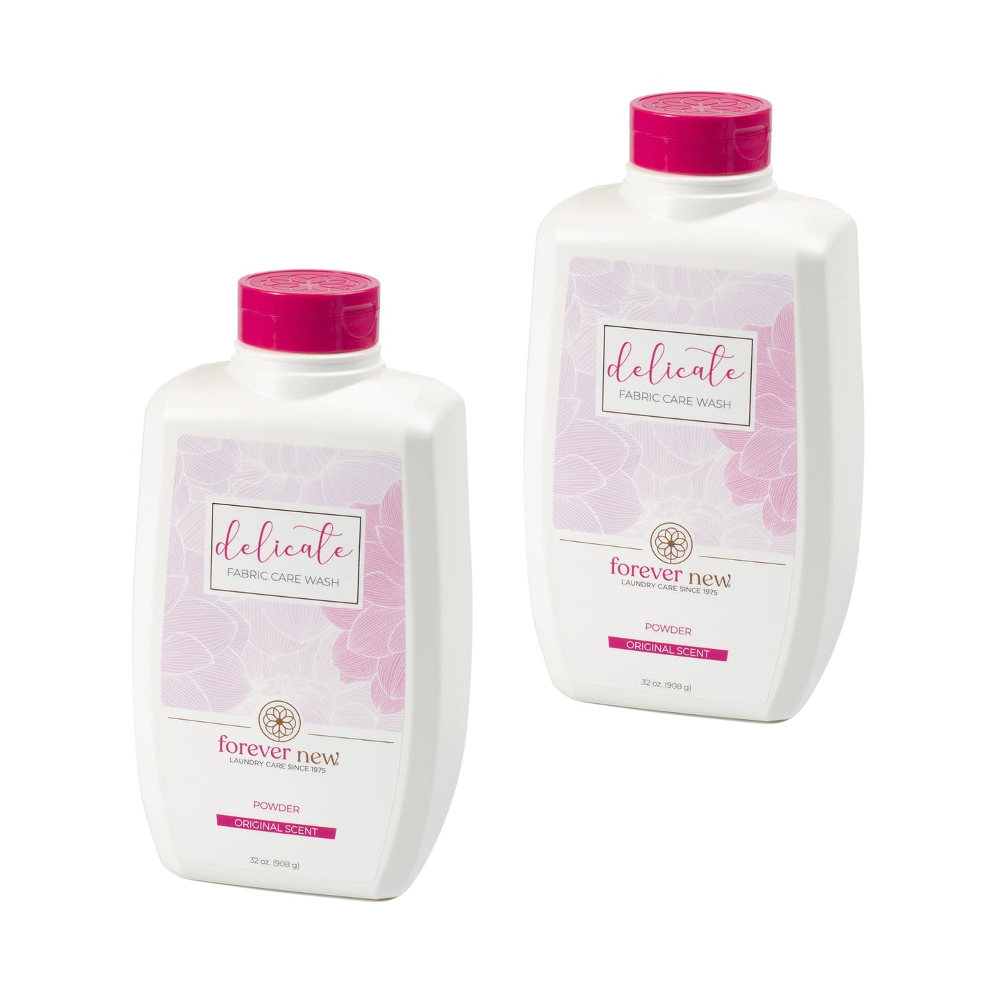 FOREVER NEW Granular Detergent Powder - Delicate Laundry Care Wash - Original Scented 64 oz. (32 oz. 2 Pack)