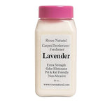 Roses Natural Lavender Carpet Deodorizer Powder - Long-Lasting Fresh Scent | Natural Odor Eliminator for Carpets, Rugs, Pet Beds & Mattresses | Pet